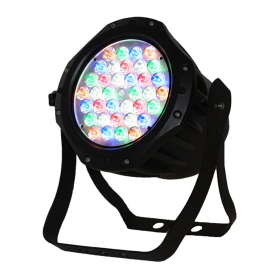 SGM Idea Par LED Zoom RGB Instruction Manual