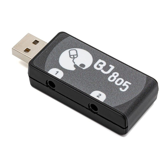 BJ Live BJ-805 USB User Manual