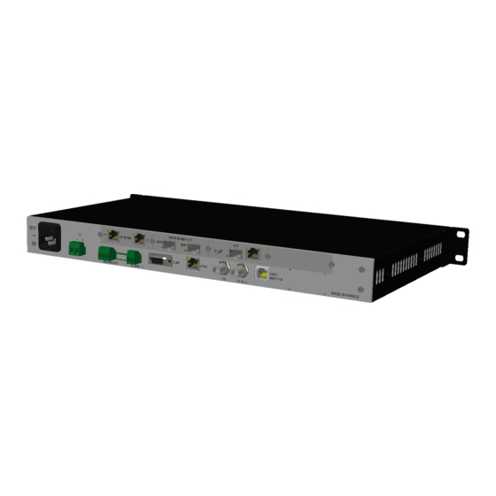 Bodet NETSILON 9 Manuals