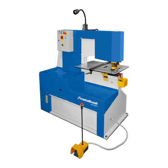 Metallkraft HLS 65 S Operating Instructions Manual