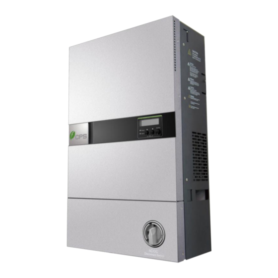 CPS  SCA3KTL-O/US Installation And Operation Manual