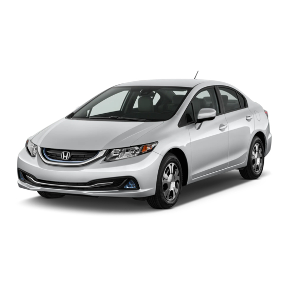 Honda 2015 Civic Hybrid Owner's Manual