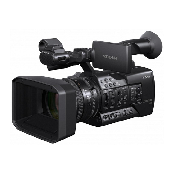 Sony PXW-X180 Operating Manual