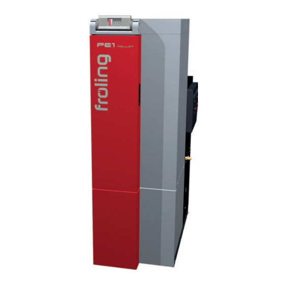 Froling PE1 Pellet 7-35 Installation Instructions Manual