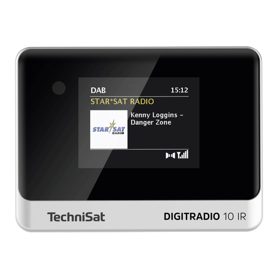 TechniSat DIGITRADIO 10 IR Manual