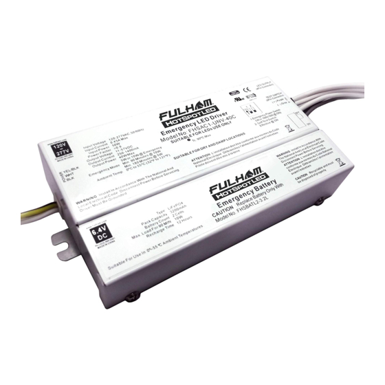 Fulham HOTSPOT FHSAC1-UNV-40C Manual