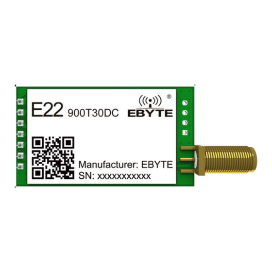 Ebyte E22-900T30DC Wireless Module Manuals