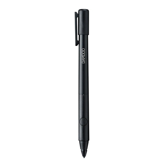 Wacom BAMBOO Fineline 2 Manual