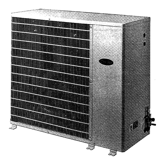 Carrier  HEATING AND COOLING 38QRA Installation And Start-Up Instructions Manual