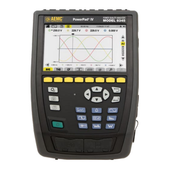 AEMC instruments PowerPad IV 8345 User Manual