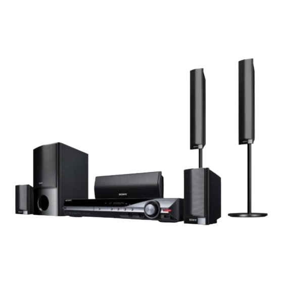 Sony DAV-DZ690K Quick Setup Manual