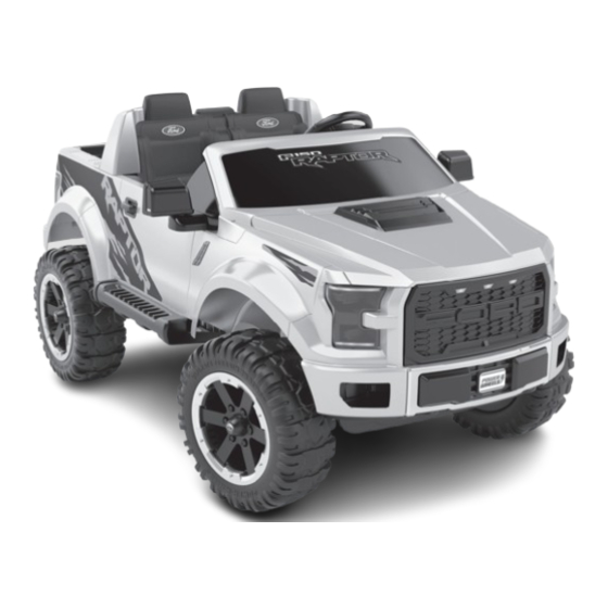 Fisher-Price Power Wheels F150 Raptor FJJ63 Owner's Manual With Assembly Instructions