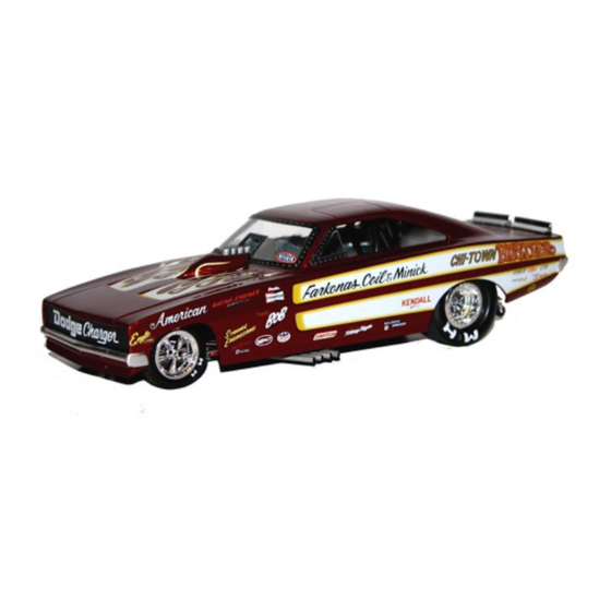 REVELL Chi-Town Hustler '69 DODGE CHARGER NHRA FUNNY CAR Assembly Instructions Manual