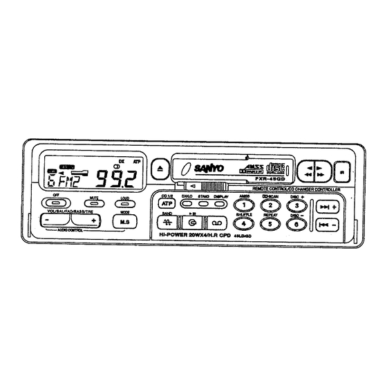 Sanyo FXR-45GD Manuals