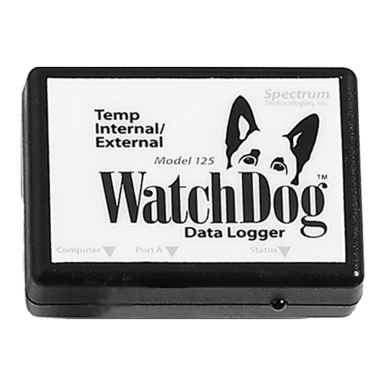 Spectrum WatchDog 110 Product Manual
