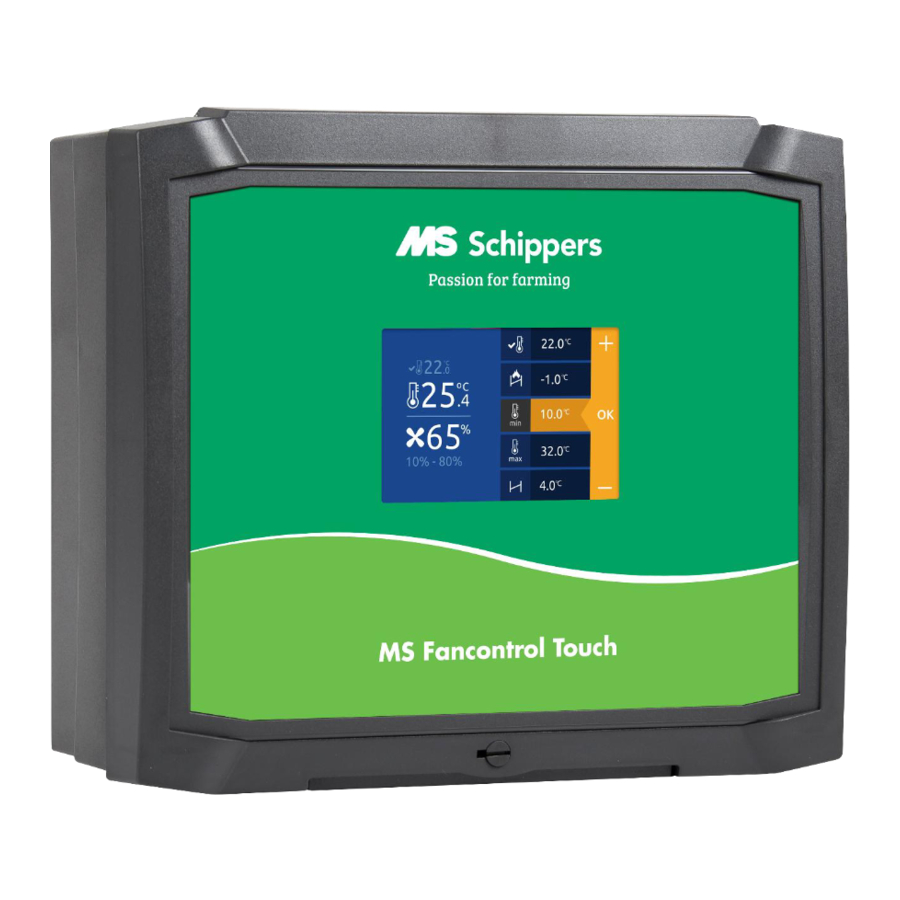 Schippers MS Fancontrol Touch Manual