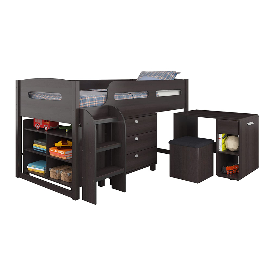 CorLiving BMG-270-B Twin Loft Bed Manuals