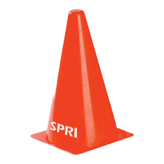 SPRI IGNITE AGILITY CONES Setup, Workout Tips And Care & Safety Manual