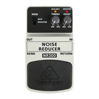 Behringer Noise Reducer NR300 Manual