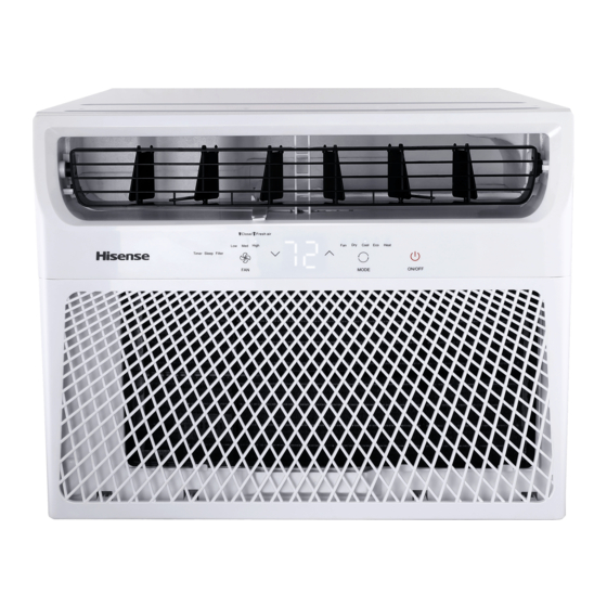 Hisense AW1221DR3W Use And Installation Instructions