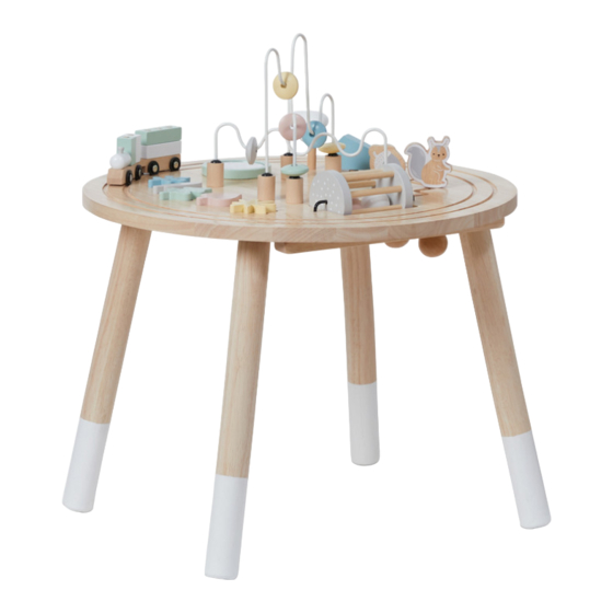 Mocka Activity Play Table Assembly Instructions