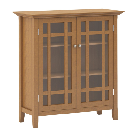 SIMPLIHOME Bedford AXCBED15-LGB Manuals