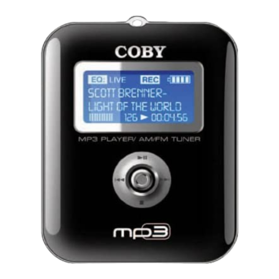 Coby MPC651 - 512 MB Digital Player Manuals