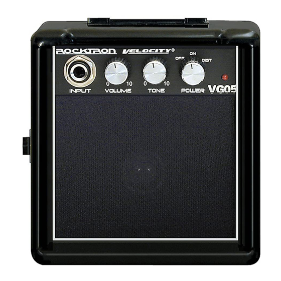 Rocktron Velocity VG05 User Manual