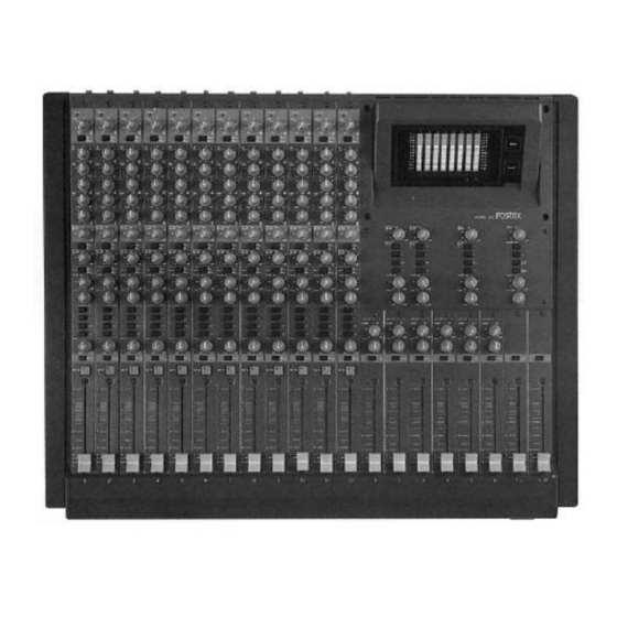 Fostex 812 Owner's Manual