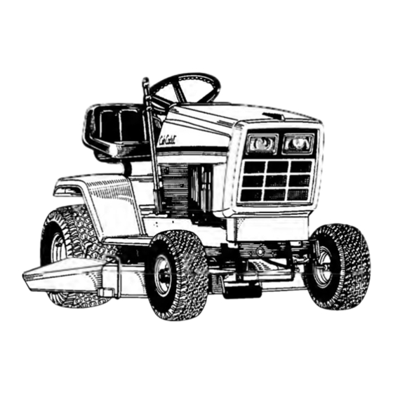 Cub Cadet 1430 Owner's Manual