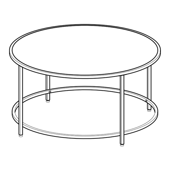Songmics VASAGLE LCT091 Assembly Instructions Manual