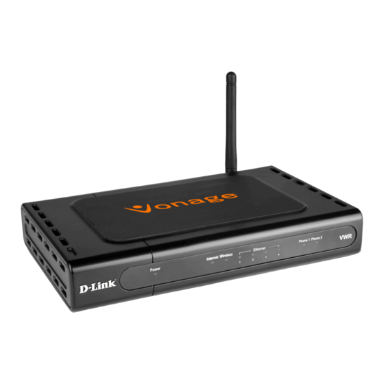 D-Link Vonage VWR User Manual