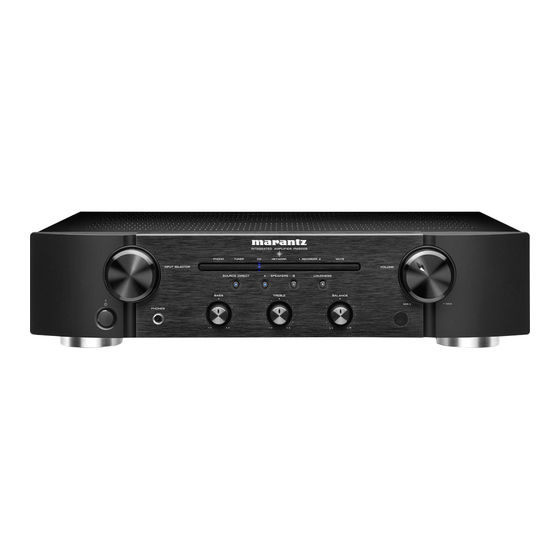 Marantz PM5005 Quick Start Manual