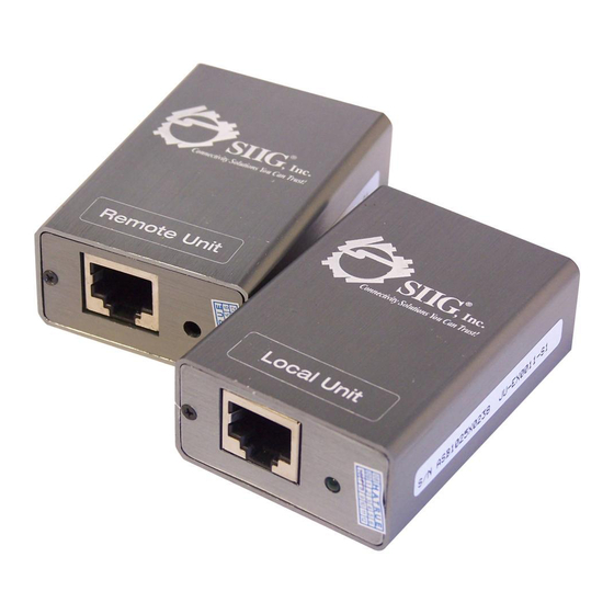 SIIG JU-EX0011-S1 Quick Installation Manual