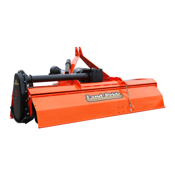 Land Pride RGR12 Series Operator's Manual