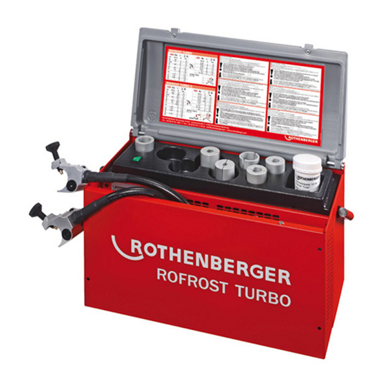 Rothenberger ROFROST TURBO Instructions For Use Manual