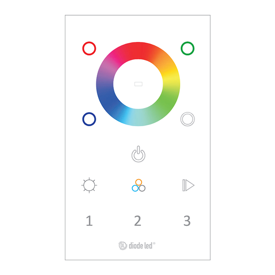DIODE LED DI-DMX-WIFI-WMUS-3Z-WH Installation Manual