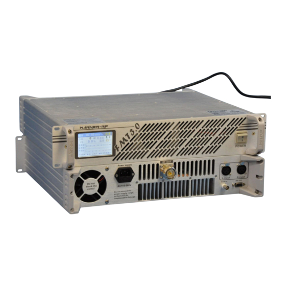 Warner RF FMT3.0 English Manual