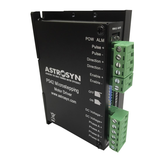 Astrosyn P542 User Manual