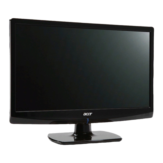 Acer AT2326ML LCD TV Manuals