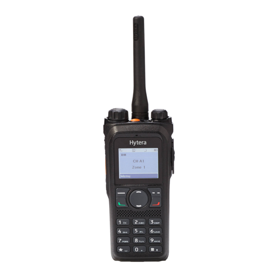 Hytera PD985G Quick Reference Manual