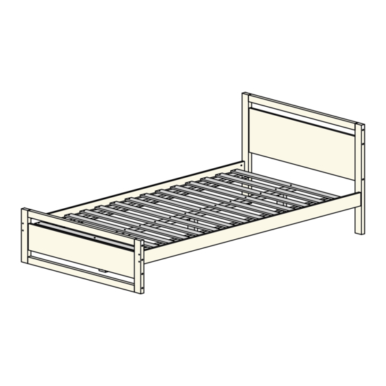 LV Furniture ALEXIS King single bed frame Assembly Instructions