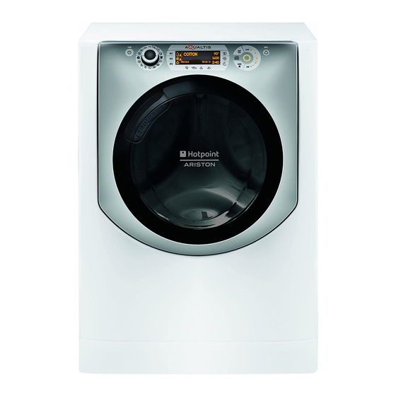 Hotpoint Ariston AQUALTIS AQ113D 697 Instructions For Installation And Use Manual