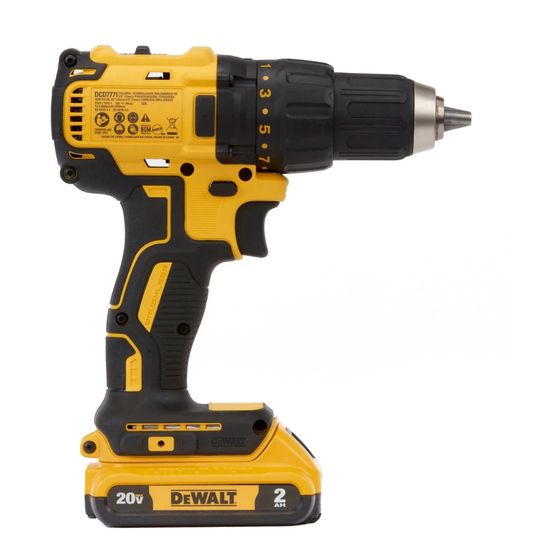 DeWalt DCD7771 Instruction Manual