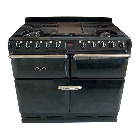 AGA Masterchef II Deluxe User's Manual & Installation And Servicing Instructions