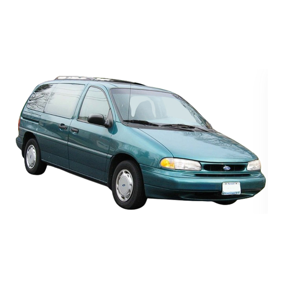 Ford Windstar 1995 Workshop Manual