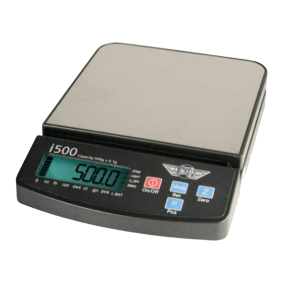 MyWeigh i1200 Owner's Manual
