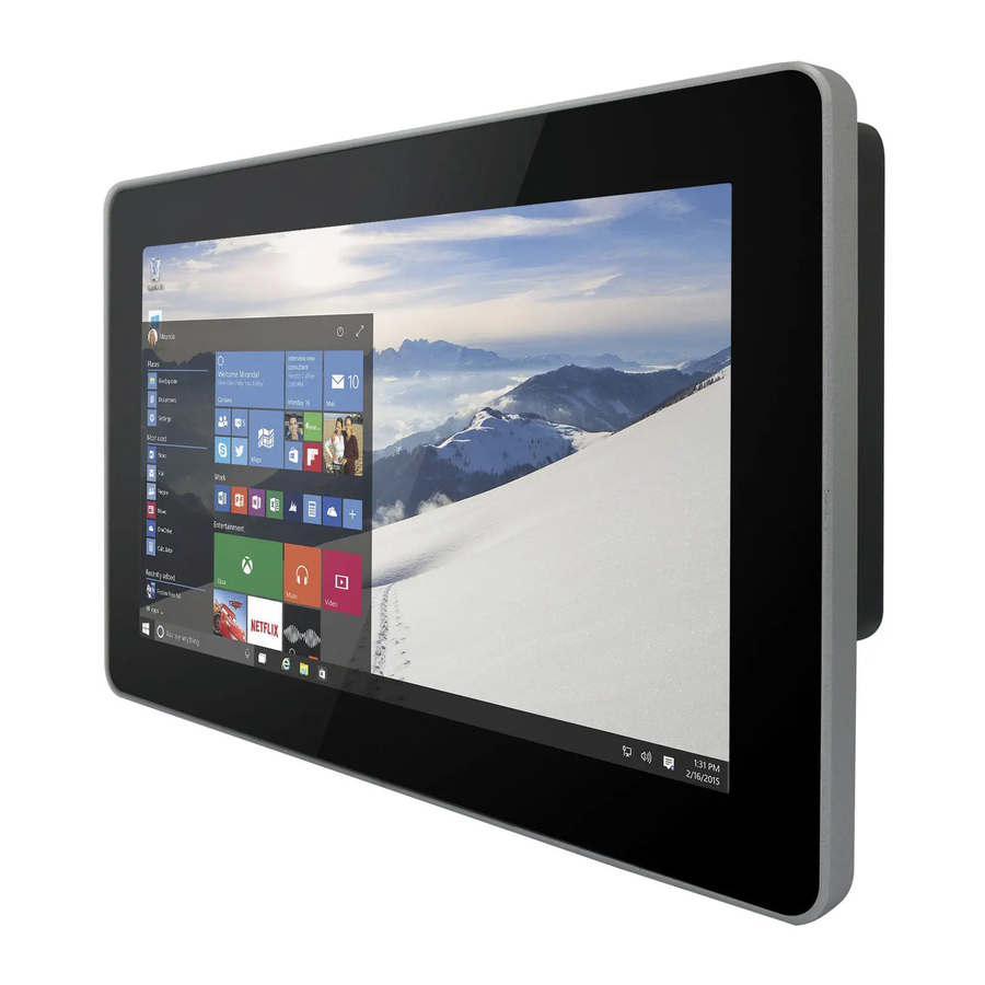 Winmate W10IB3S-GSH2 User Manual
