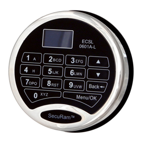 Securam ProLogic B01 Operating Instructions