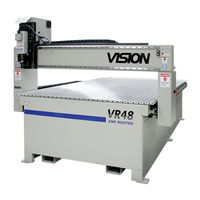 Vision Engraving & Routing Systems VR48 Router T-Slot Table Installation Manual